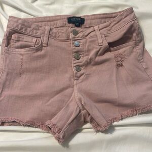 Just USA button fly pink shorts size 29